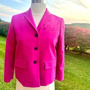 Ann Taylor Petite Fuchsia Suit Jacket